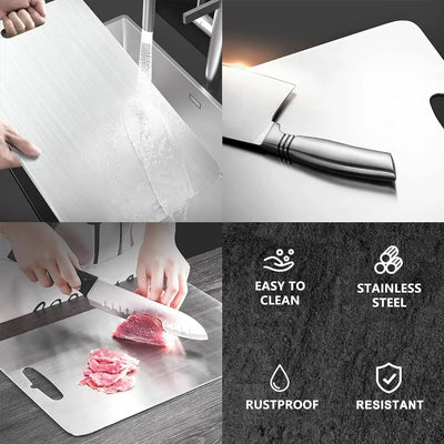 TitanChef 100 Percent Pure Titanium Cutting Board Durable Design