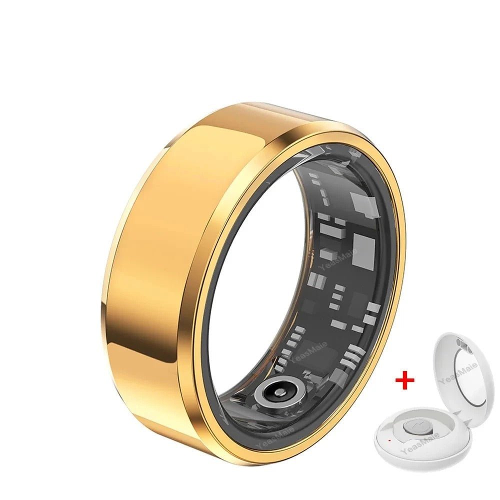 Steel Titanium Smart Ring For Health Tracking Men And Women