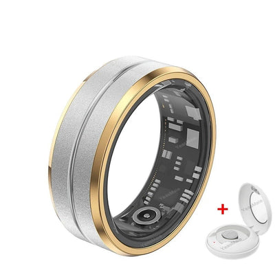 Steel Titanium Smart Ring For Health Tracking Men And Women