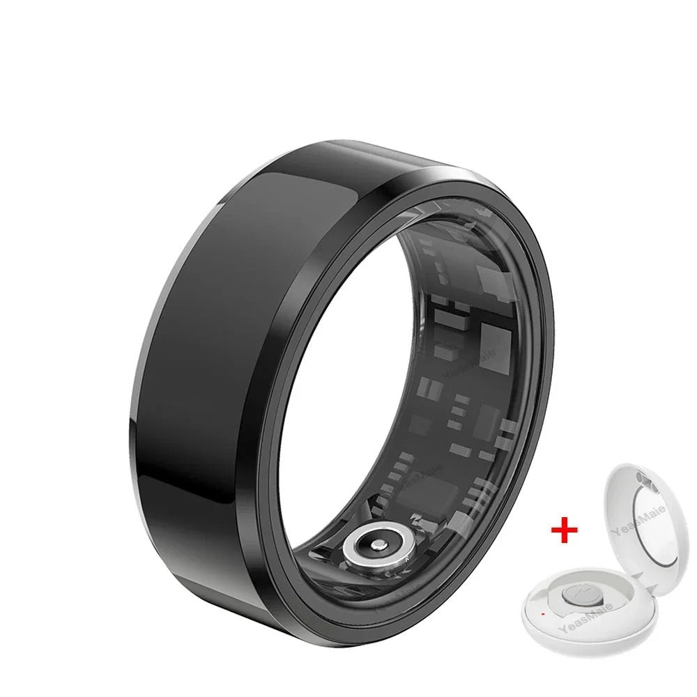 Steel Titanium Smart Ring For Health Tracking Men And Women