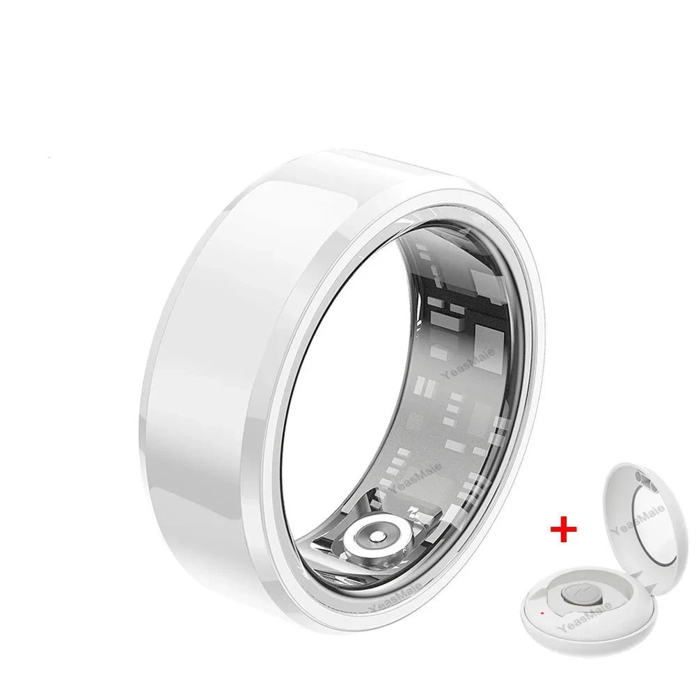 Steel Titanium Smart Ring For Health Tracking Men And Women