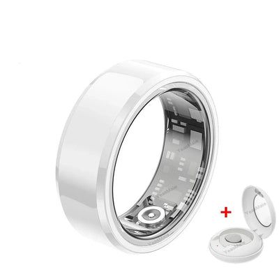 Steel Titanium Smart Ring For Health Tracking Men And Women