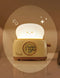Toaster Kid Alarm Clock Night Light Rechargeable Glow Timer Decor