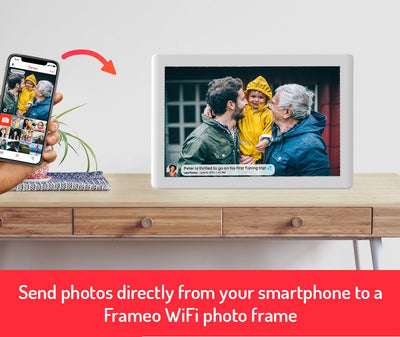 WiFi Digital Photo Frame With Touch Screen Display