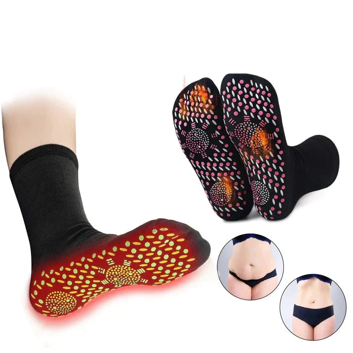 Tourmaline Slimming Health Sock Magnetic Self Heating For Men Women