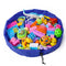 Toy Storage Bag Portable Kids Canvas Cushion Play Mat Organizer