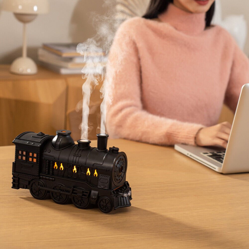 Train Ultrasonic Air Humidifier And Oil Diffuser With Remote Control