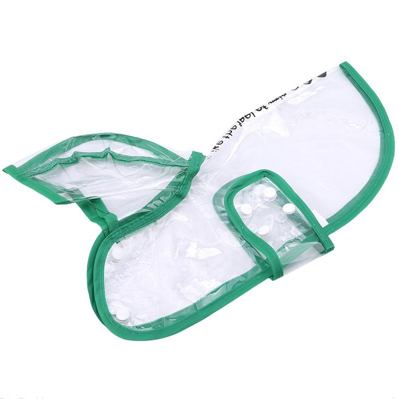 Transparent Dog Raincoat Waterproof Lightweight Protective Pet Jacket