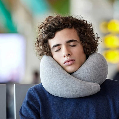 Travel Neck Pillow With RFID Passport Holder For Comfortable Travel
