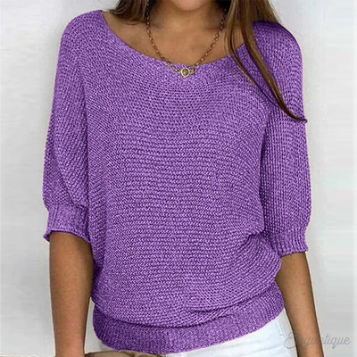 Willemijn Wool Blend Sweater Elegant Comfortable Fit