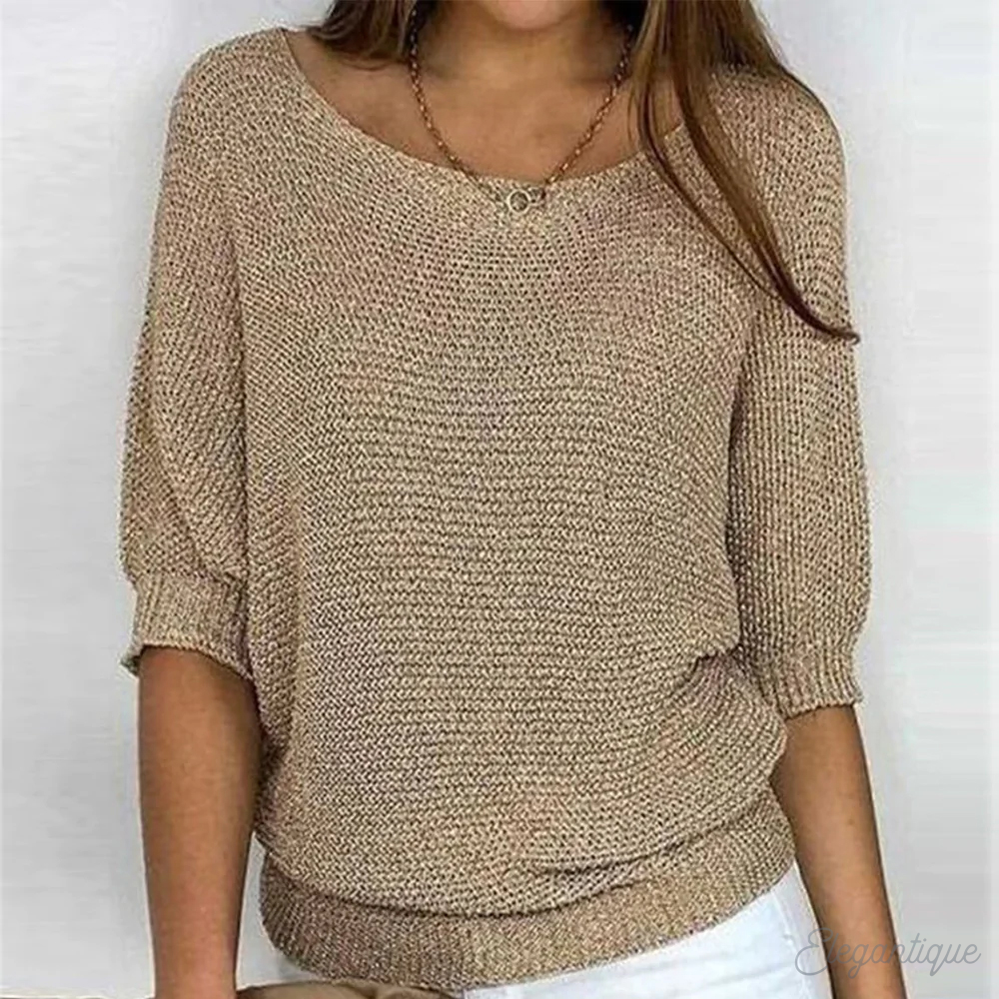 Willemijn Wool Blend Sweater Elegant Comfortable Fit