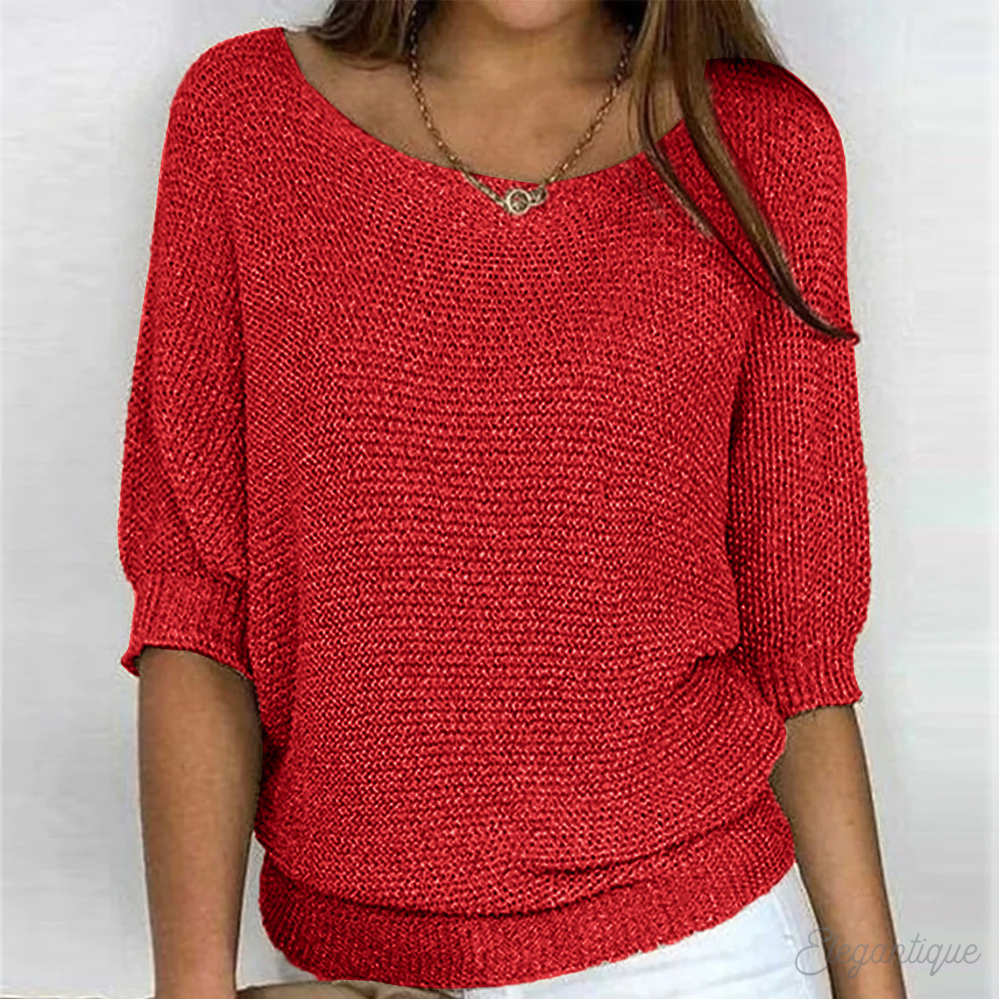 Willemijn Wool Blend Sweater Elegant Comfortable Fit