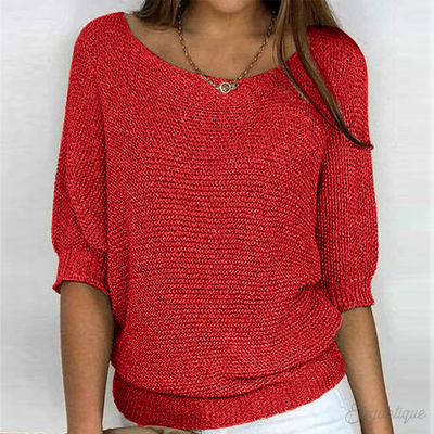 Willemijn Wool Blend Sweater Elegant Comfortable Fit
