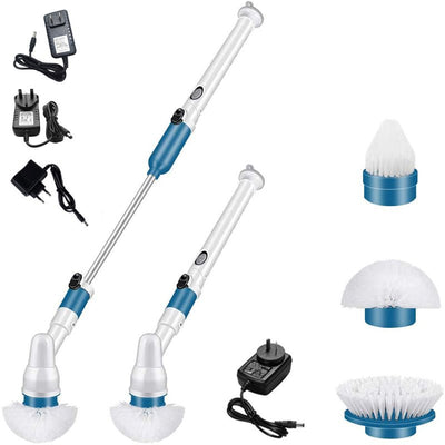 TurboClean Electric Spin Scrubber Set Battery Operated Floor Cleaner