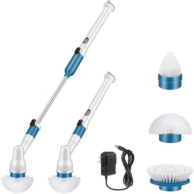 TurboClean Electric Spin Scrubber Set Battery Operated Floor Cleaner