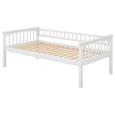 Twin Over Twin Bunk Bed With Storage Drawers And Convertible Design