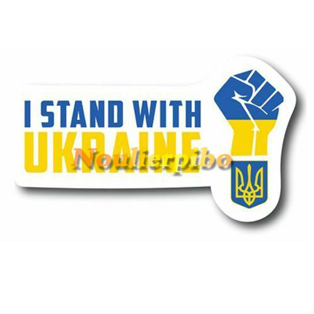 Ukraine Flag Car Sticker Vinyl Decal For Cars And Trucks