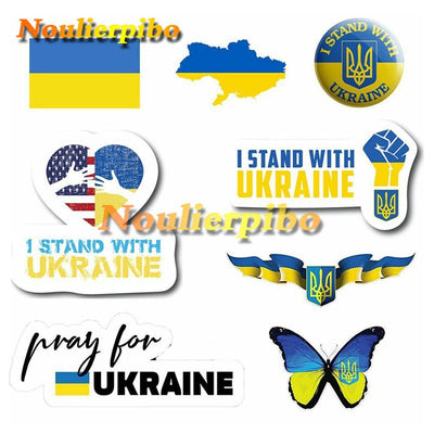 Ukraine Flag Car Sticker Vinyl Decal For Cars And Trucks