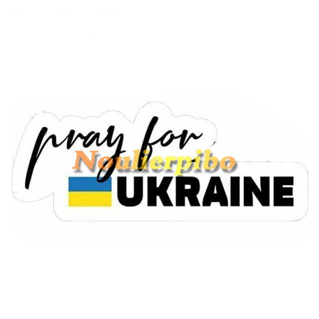 Ukraine Flag Car Sticker Vinyl Decal For Cars And Trucks
