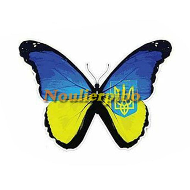 Ukraine Flag Car Sticker Vinyl Decal For Cars And Trucks