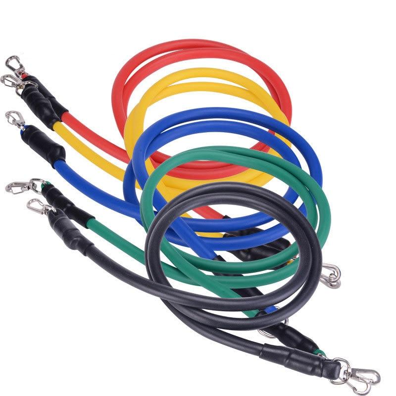 Resistance Band Set For Full Body Strength Training And Exercise
