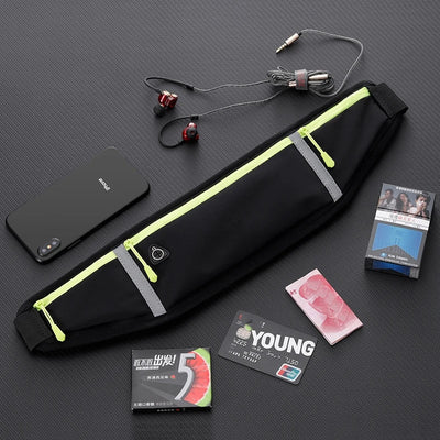 Waterproof Running Belt Ultra Thin Secure Invisible Sports Waist Bag