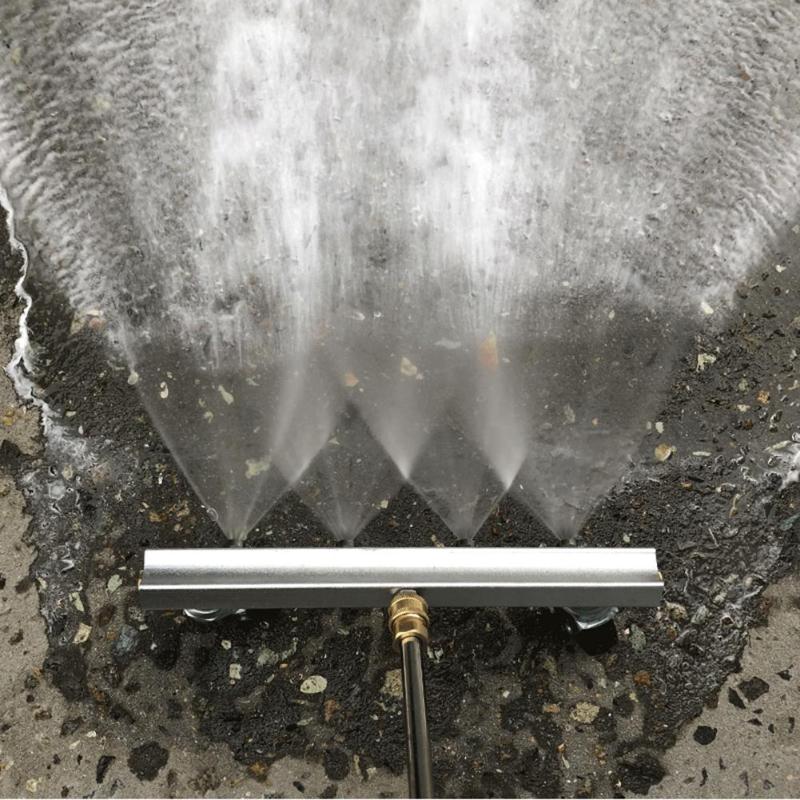 Undercarriage Pressure Washer Attachment With Swivel Wheels For Easy Cleaning