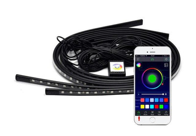 Car Under Glow Light LED Strip With Remote APP Control Flexible