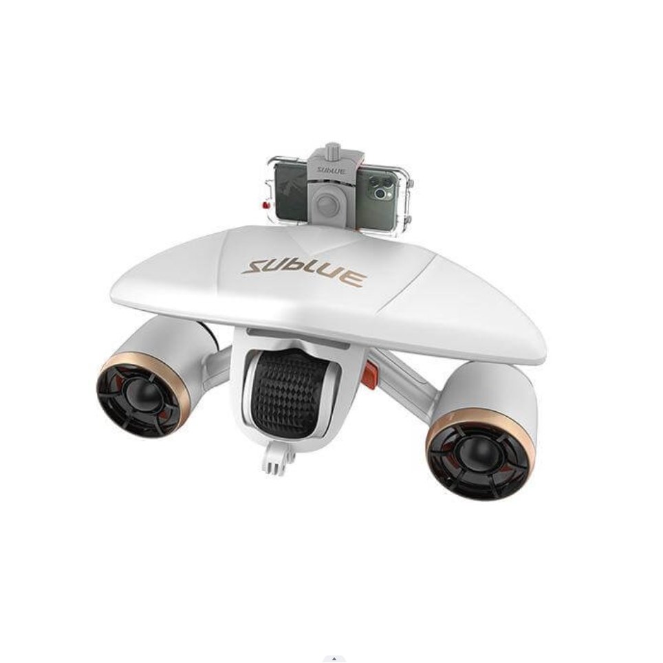 Underwater Scooter With Durable Action Camera Mount For Diving