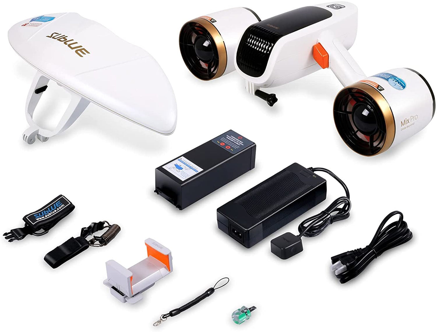 Underwater Scooter With Durable Action Camera Mount For Diving