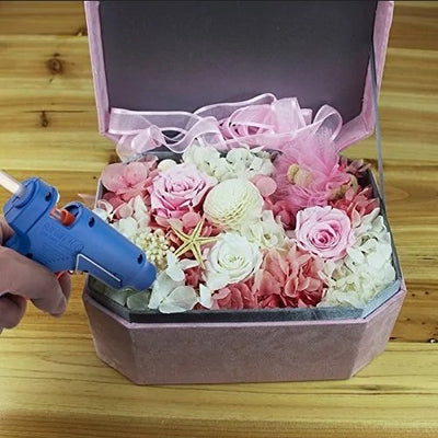 Industrial Mini Glue Gun With 15 Durable Glue Sticks Included