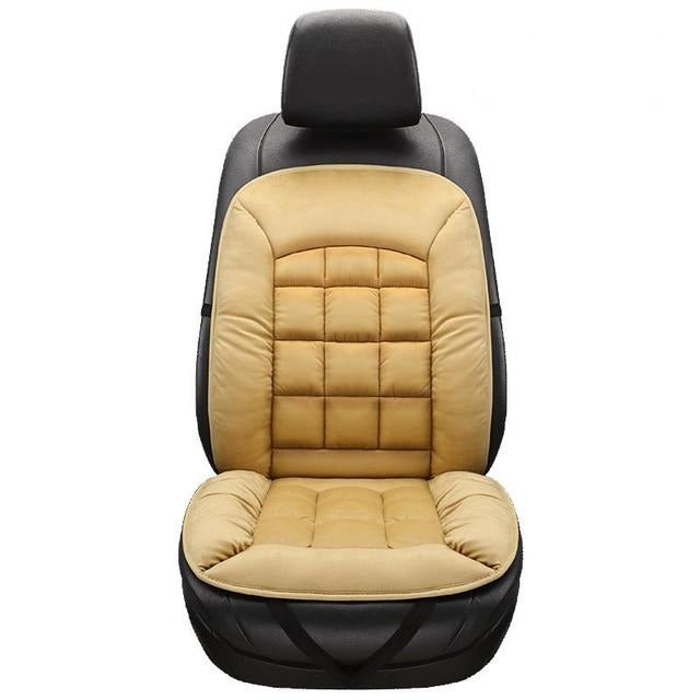 Heated Car Seat Cushion Plush Warm Universal Interior Pad