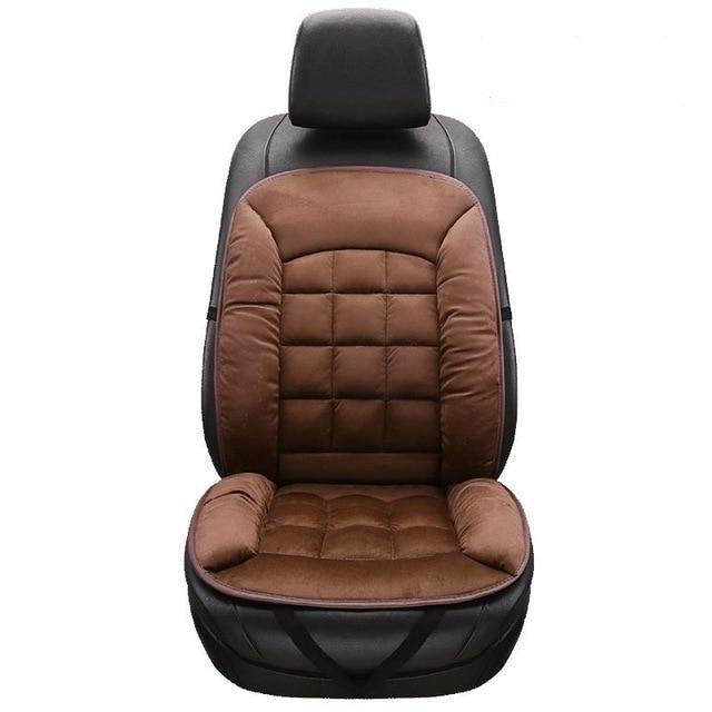 Heated Car Seat Cushion Plush Warm Universal Interior Pad