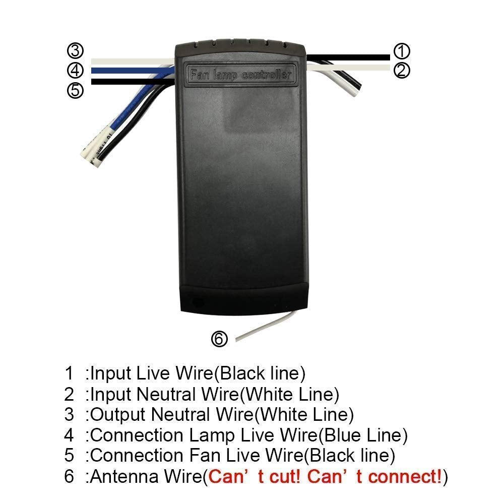 Universal Ceiling Fan Remote Control For Easy Operation