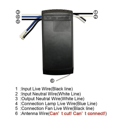 Universal Ceiling Fan Remote Control For Easy Operation