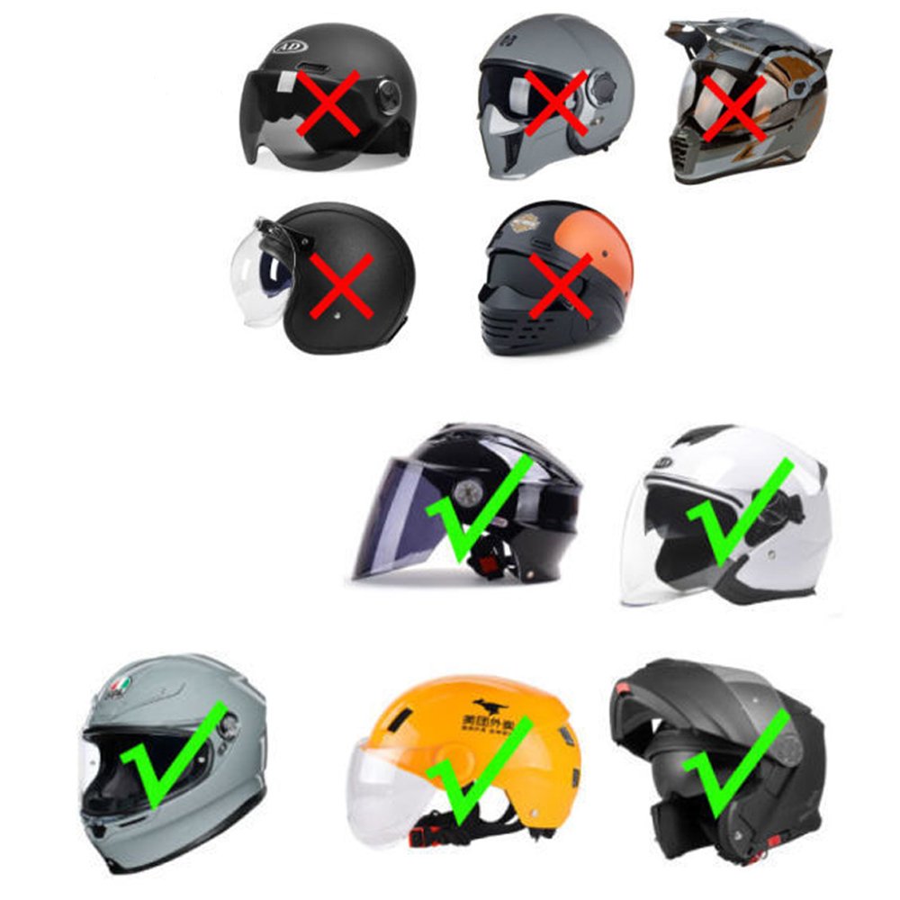 Universal Rechargeable Motorcycle Helmet Wiper Waterproof Cleaning Device