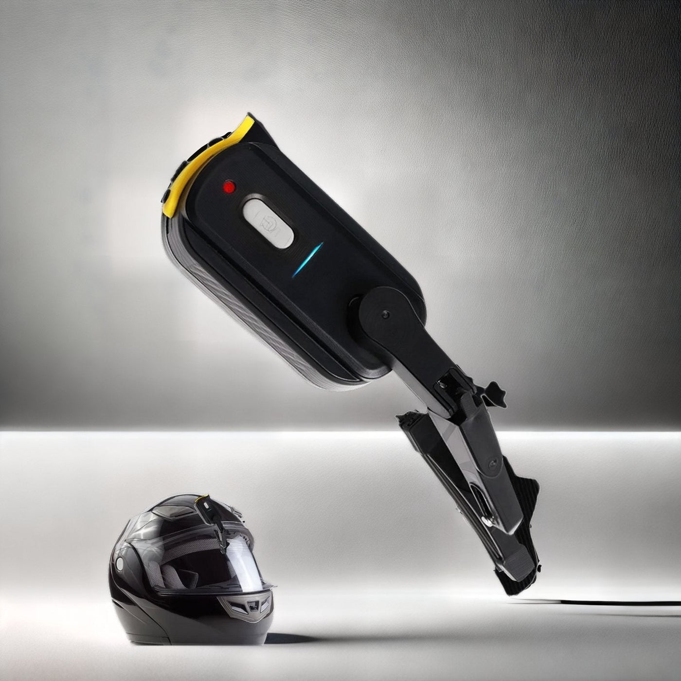 Universal Rechargeable Motorcycle Helmet Wiper Waterproof Cleaning Device