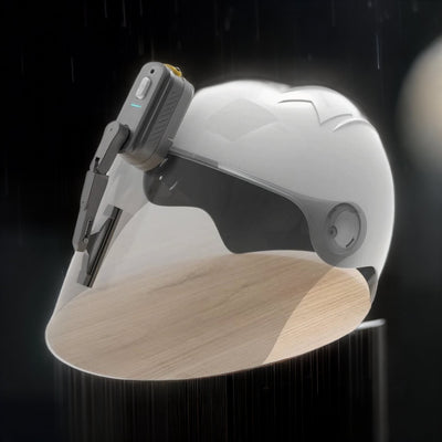 Universal Rechargeable Motorcycle Helmet Wiper Waterproof Cleaning Device