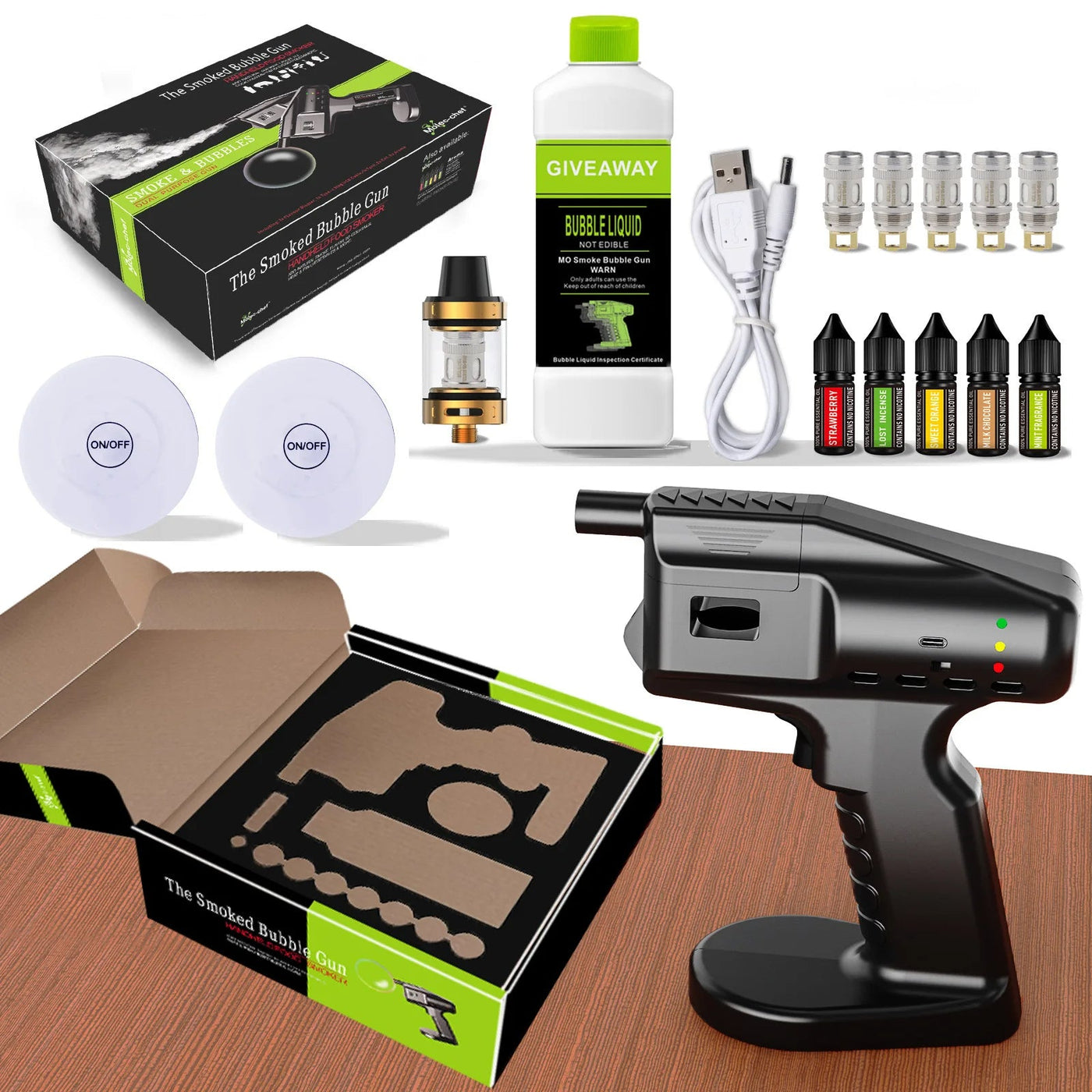 Smoke Gun Cocktail Kit For Infusing Cocktails Herbs And Foods