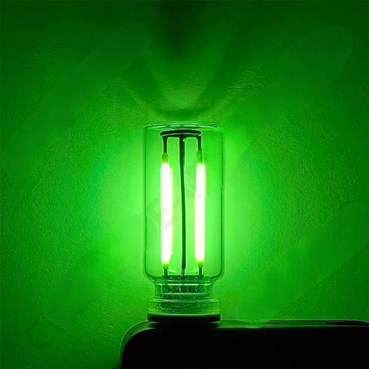 USB Touch-Control Incandescent Lamp Set Of 2 Warm Filament Bulbs 5V