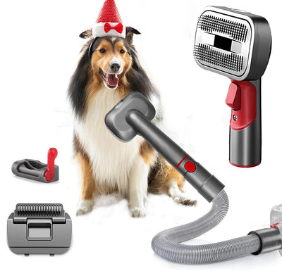 Vacuum Attachment For Pet Grooming Dog Brush Hair Removal Tool
