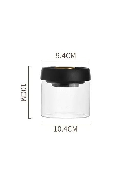 Vacuum-Sealed Glass Jar For Coffee Beans Tea Milk Powder Storage