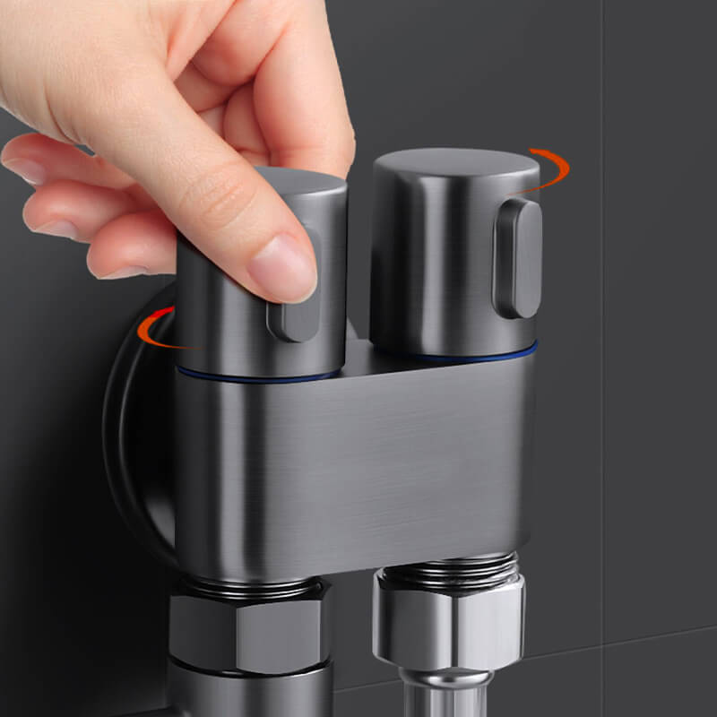 1-in-2-out Durable Dual Control Valve For Fluid Management