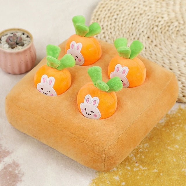 Vegetable Chew Pet Toy Durable Interactive Farm Design