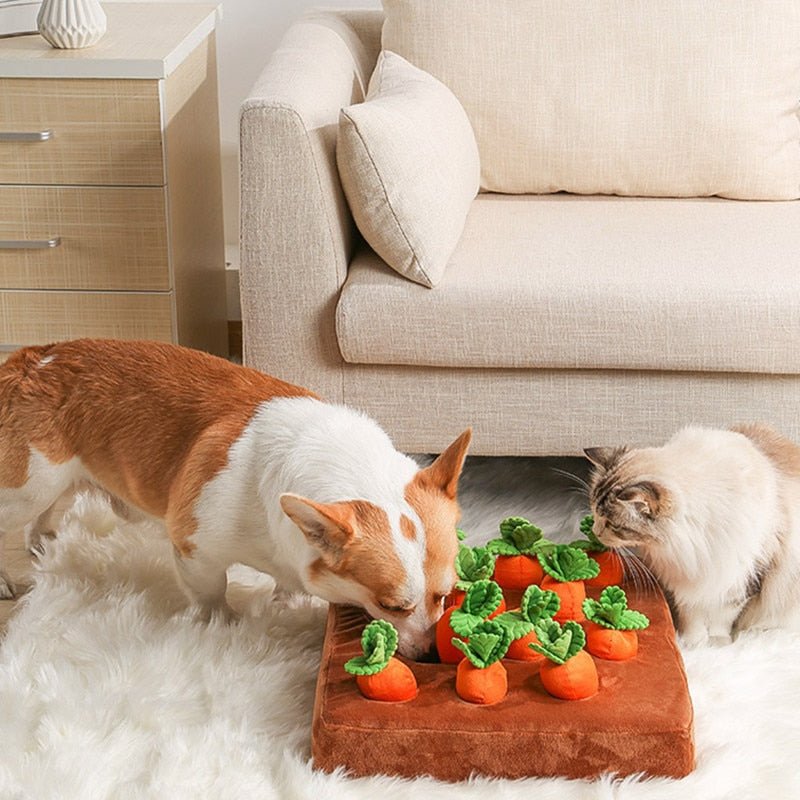 Vegetable Chew Pet Toy Durable Interactive Farm Design
