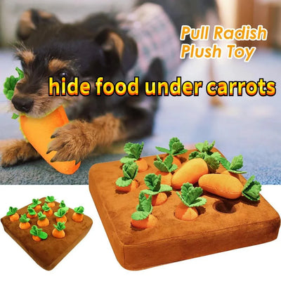 Vegetable Chew Pet Toy Durable Interactive Farm Design