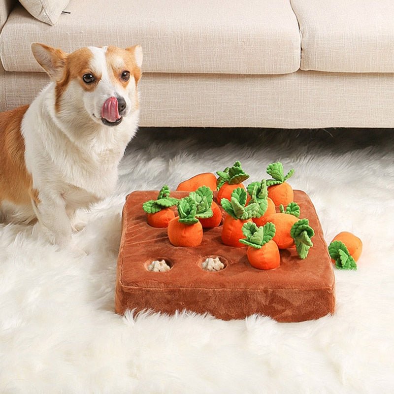 Vegetable Chew Pet Toy Durable Interactive Farm Design