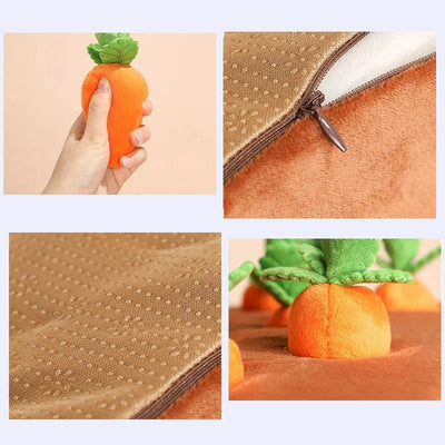 Vegetable Chew Pet Toy Durable Interactive Farm Design