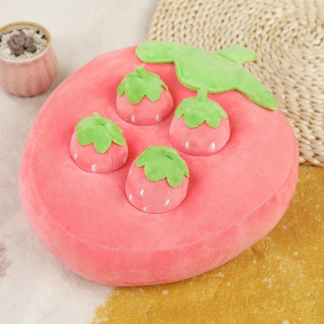 Vegetable Chew Pet Toy Durable Interactive Farm Design
