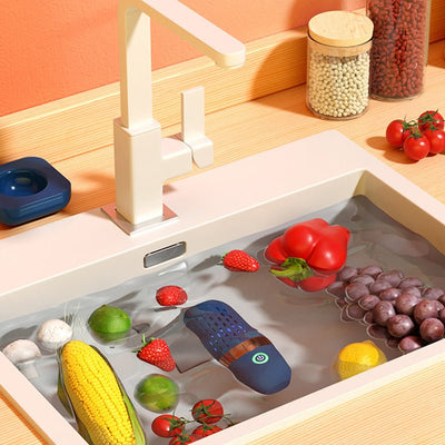Vegetable Disinfection Machine Wireless Capsule Shape Portable Cleaner